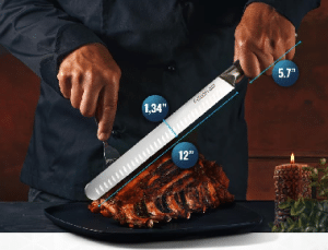 Best BBQ Knife to use Review 22 Cutluxe Brisket Knife